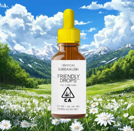 Photograph of product: Bubba Kush (I) Full Spectrum TINCTURE - Friendly Brand
