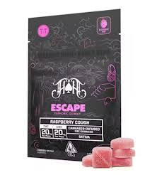 Photograph of product: Heavy Hitters 100mg TH-oui/ 100MG CBC Gummies Raspberry Cough