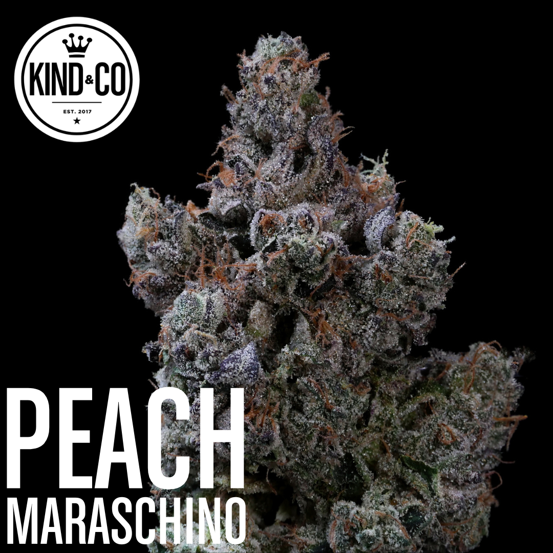 Photograph of product: Kind & Co // Peach Maraschino - 28g