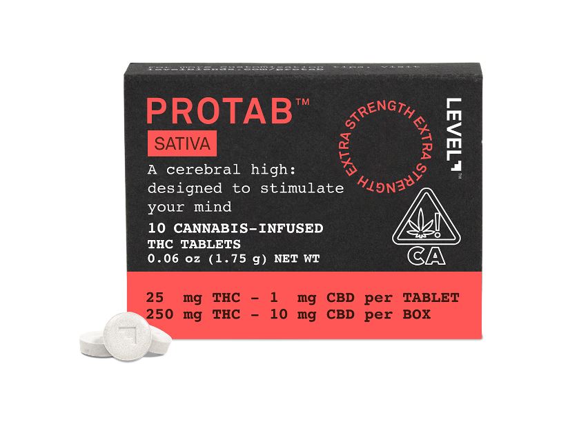 Photograph of product: LEVEL | Oui'd ProTab (10 Tablets) | 250mg