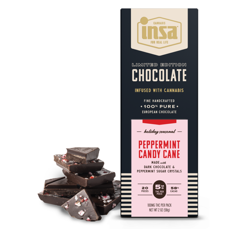 Photograph of product: Peppermint Candy Cane | Chocolate | 20 pack