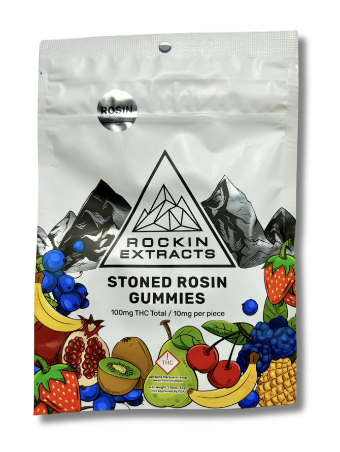 Photograph of product: Rosin Stoned Gummy - Watermelon Lemonade (Oui'd)
