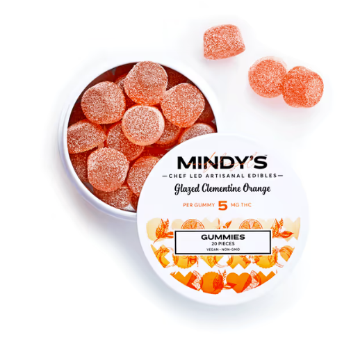 Photograph of product: Clementine Orange Gummies 5mg 20pk