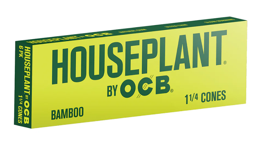 Photograph of product: OCB | HousePlant | Bamboo Cones 1 1/4 6Pk