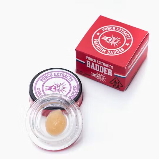 Photograph of product: Punch Edibles & Extracts - BHO Badder - Galactic Warheads 1g - 