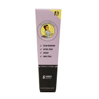 Photograph of Product: Blazy Susan Purple Paper Cones 1-1/4" (6ct)