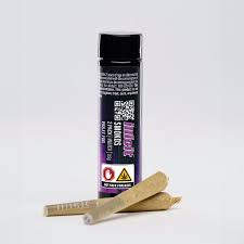 Photograph of product: Illicit | Pre-Roll Pack | Violet Fog | 2pk/1g