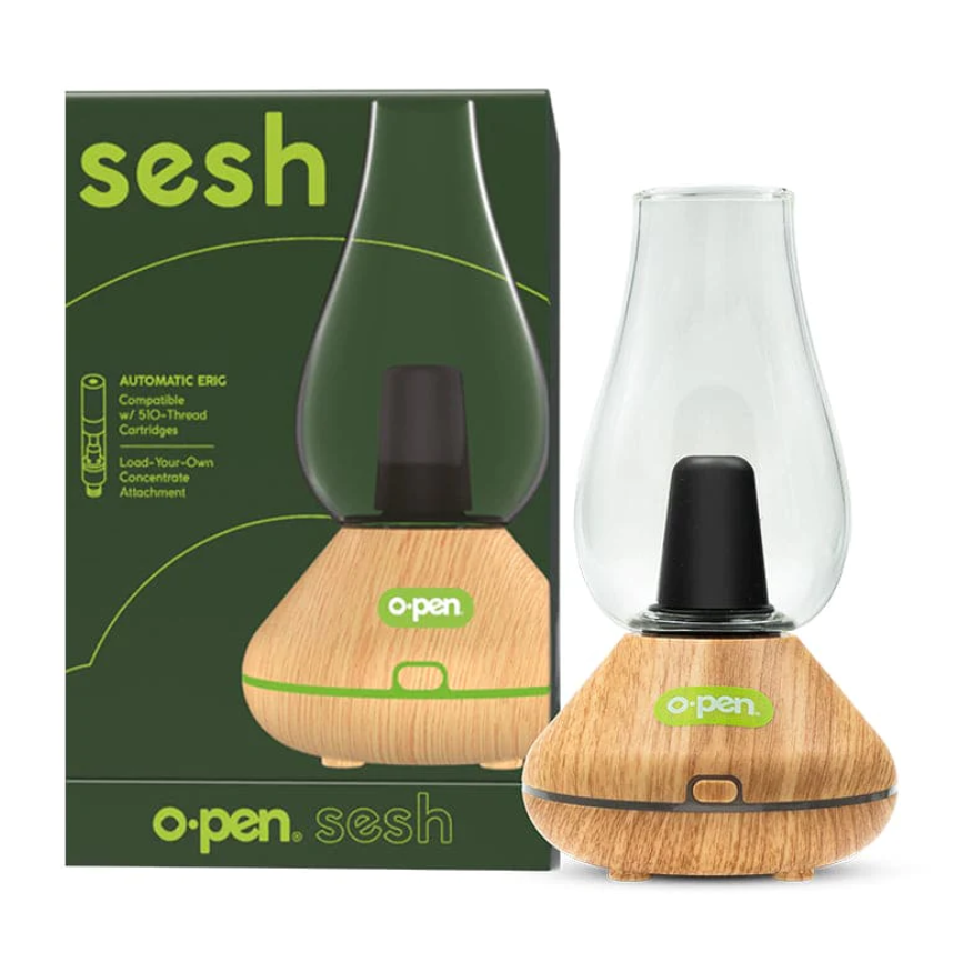 Photograph of product: 510 Thread "Sesh" Portable E-Rig | Wood