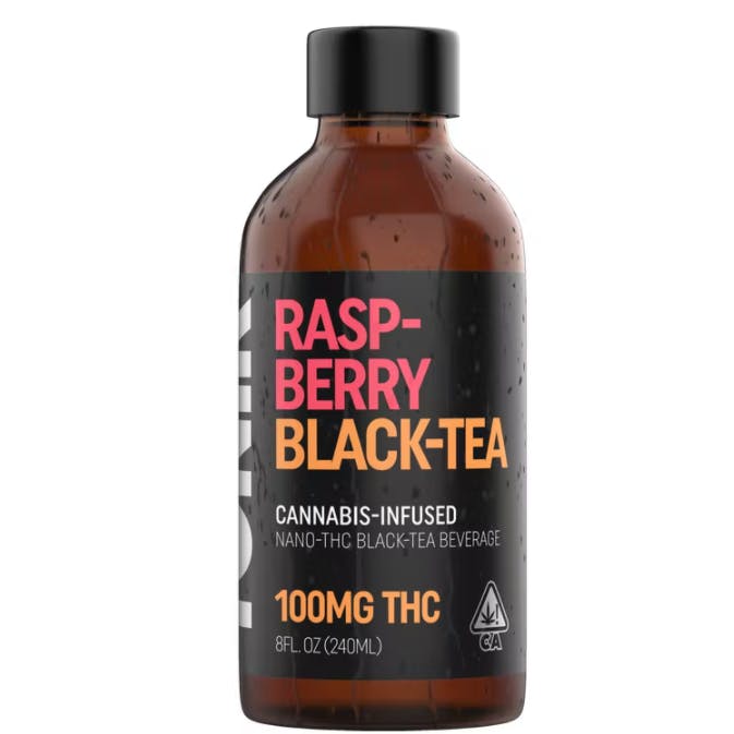 Photograph of product: Teas: Raspberry Black Tea 8oz. Beverage (100mg) - 12 Case