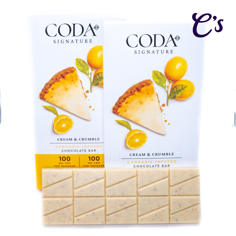 Photograph of product: Coda | Chocolate (CBD 1:1) Cream & Crumble 100mg