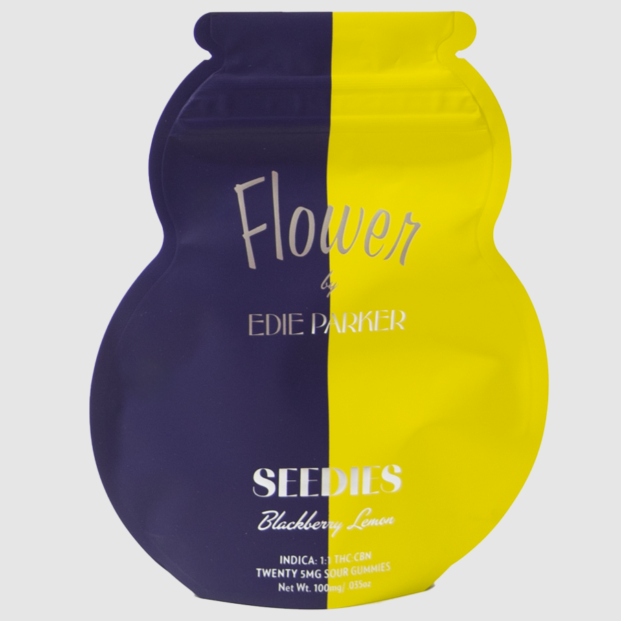 Photograph of product: Blackberry Lemon 1:1 Gummies by Edie Parker 5mg x 20ct