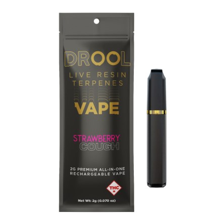 Photograph of product: Drool | 1g | Strawberry Cough | Live Resin Disposable