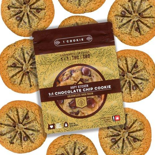 Photograph of product: Chocolate Chip Cookie | 1:1 TH-oui:CBD Rosin