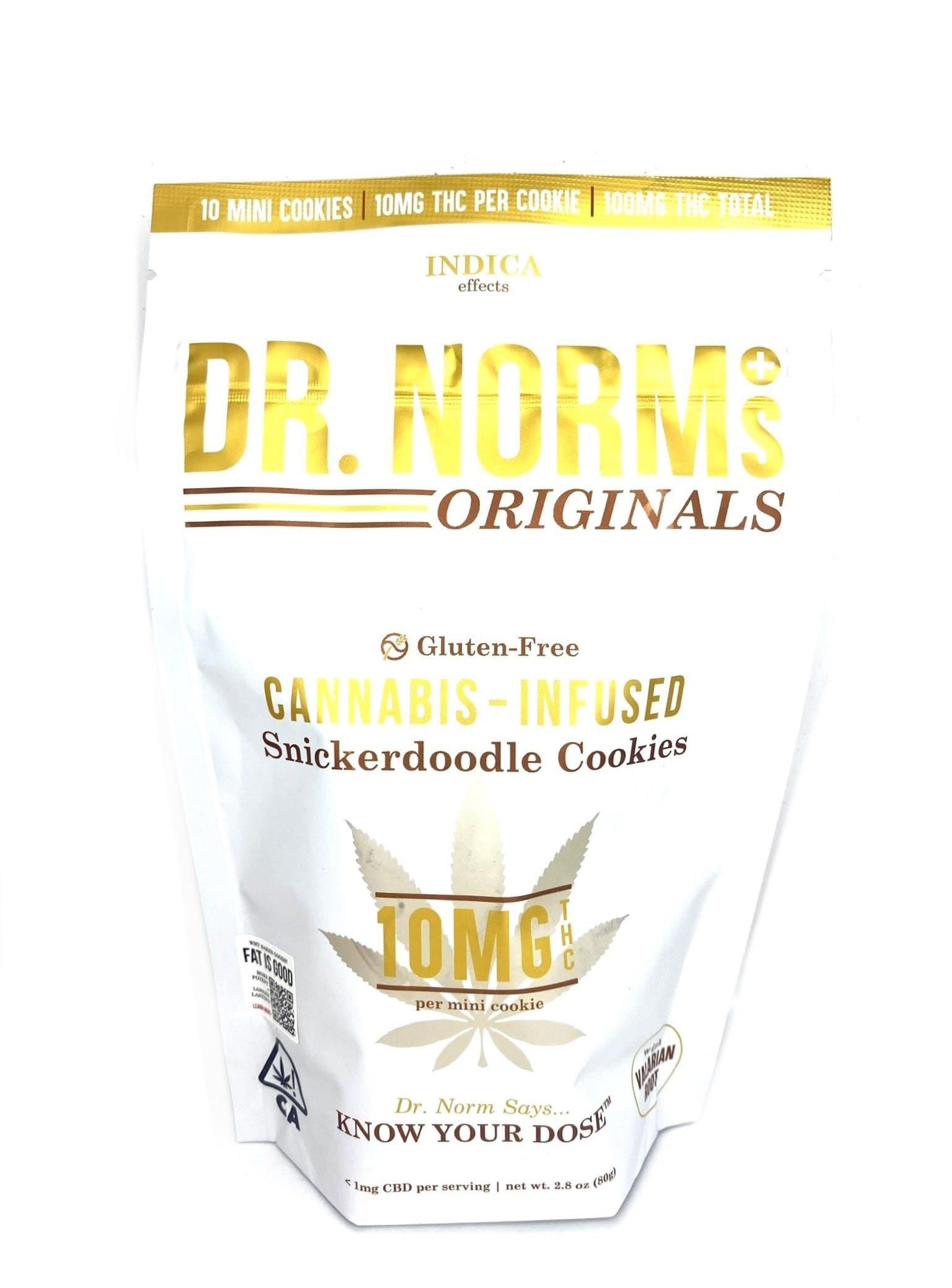 Photograph of product: Dr. Norm's - Oui'd! - Snickerdoodle Cookies - 100mg