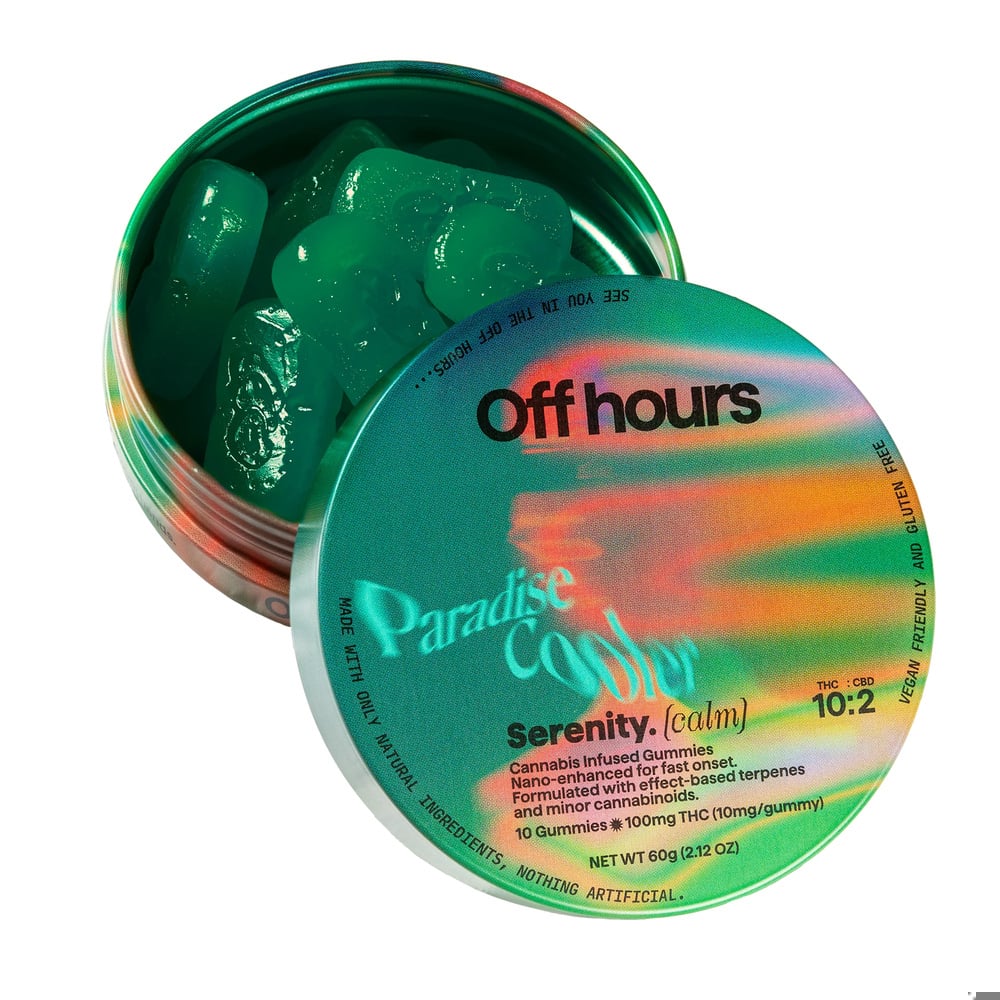 Photograph of product: Off Hours Serenity Gummies- Paradise Cooler