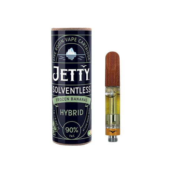 Photograph of product: Jetty Solventless Cartridge Frozen Bananas 1g - 