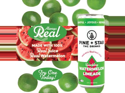 Photograph of product: Watermelon Limeade | 5MG | Pine + Star