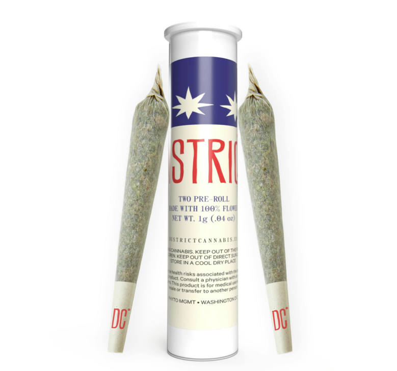 Photograph of product: Pave' [Two 0.5g Pre Rolls] || District Oui'd