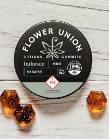 Photograph of product: Flower Union | Edibles |  Balance | Greenade#2 | fast acting gummies | Hybrid-10pk