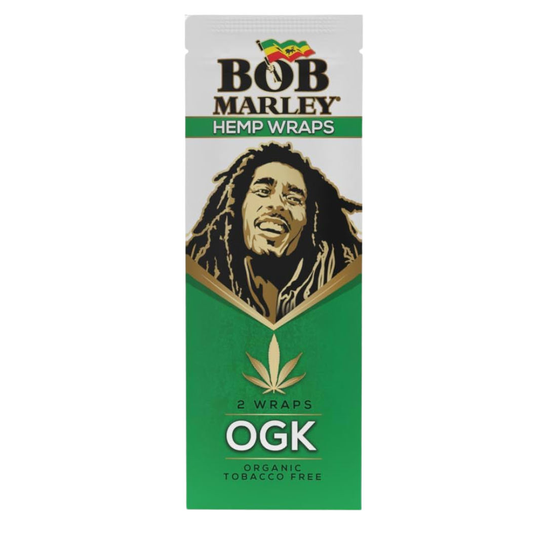 Photograph of product: Bob Marley | OGK Hemp Wraps | 2 Pack