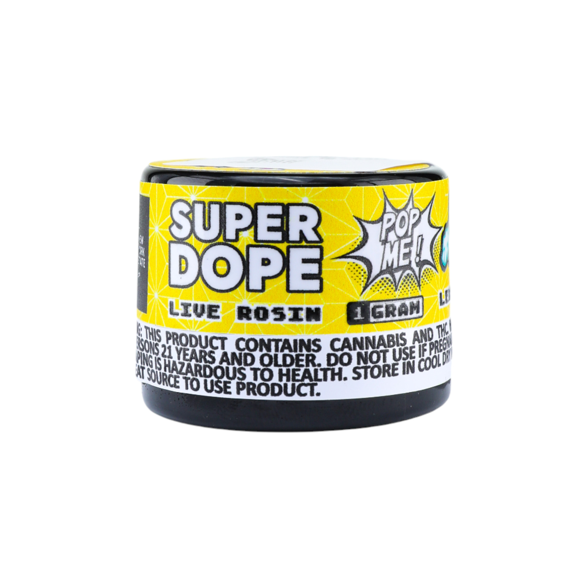 Photograph of product: Super Dope Lemon Popperz Rosin