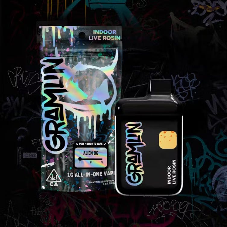 Photograph of Product: ALIEN OG - LIVE ROSIN ALL-IN-ONE - 1G - INDICA- GRAMLIN