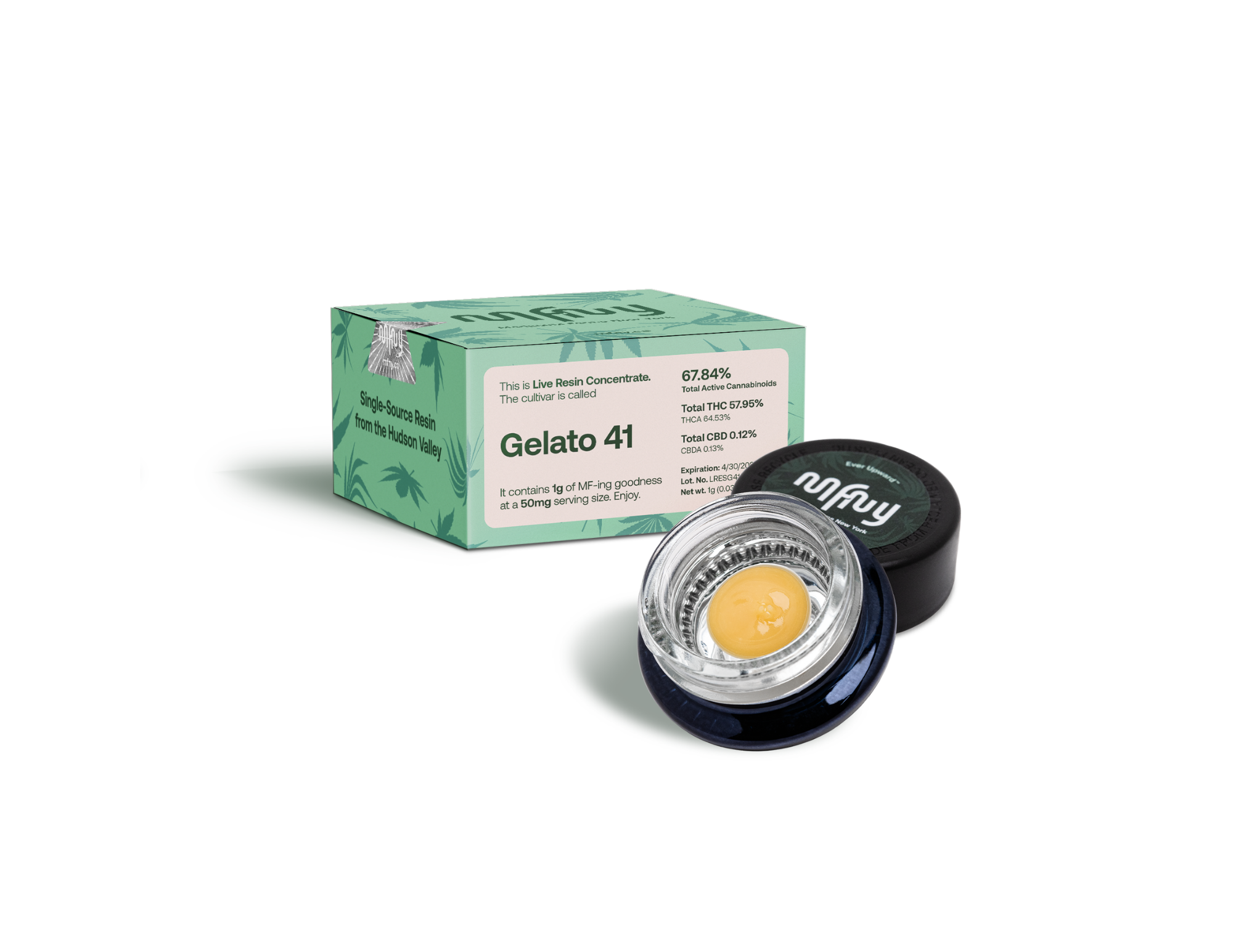 Photograph of product: MFNY - Gelato 41 Live Resin Badder