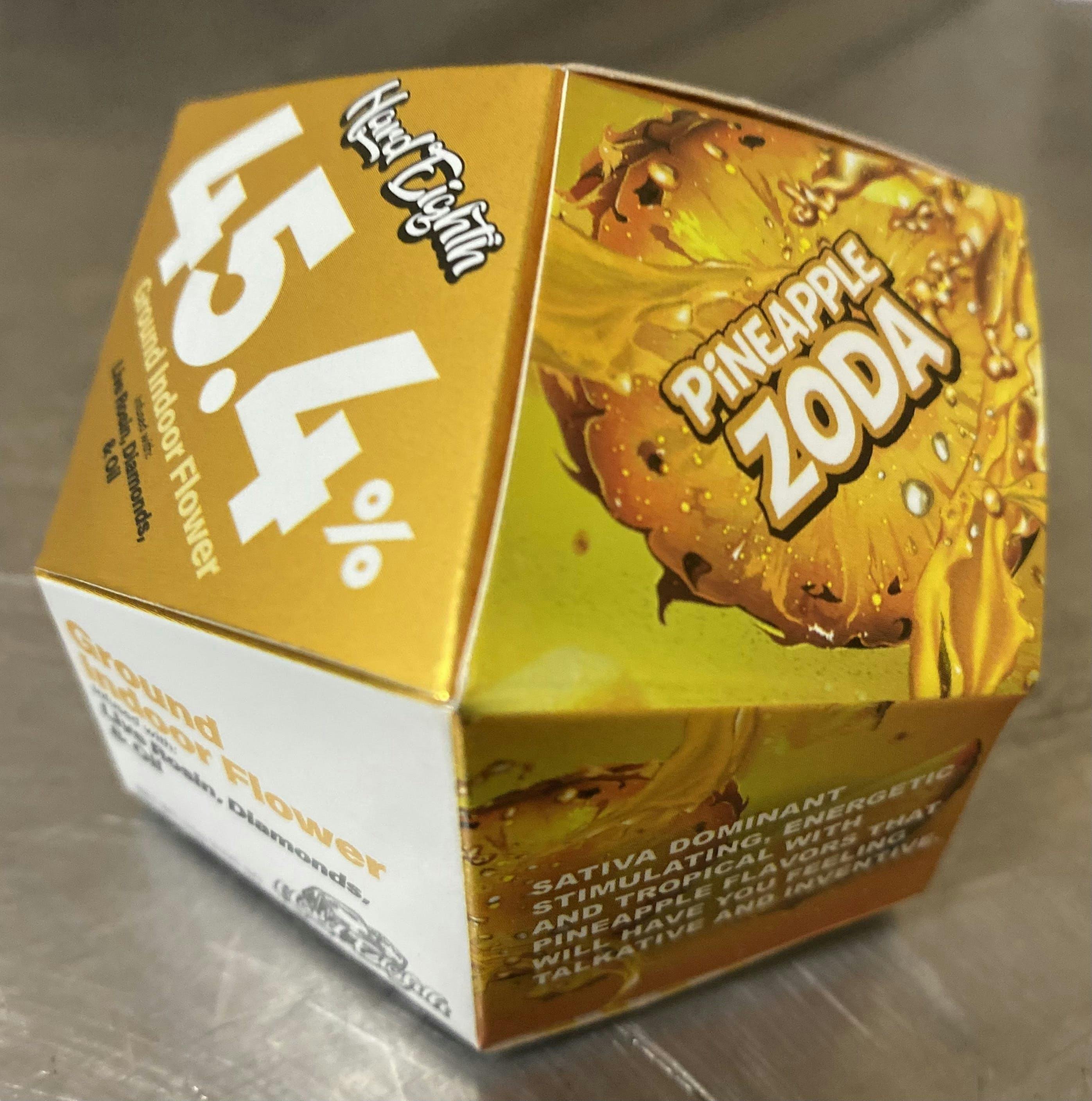 Photograph of product: Hard Eighth - Infused Flower Pineapple Zoda 3.5g