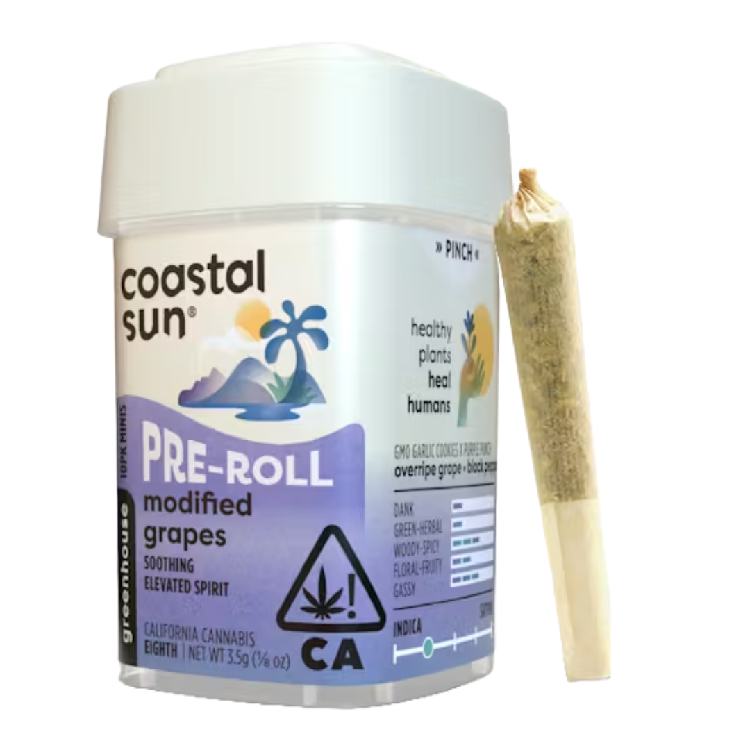 Photograph of product: COASTAL SUN - MODIFIED GRAPES 3.5G 10 PACK