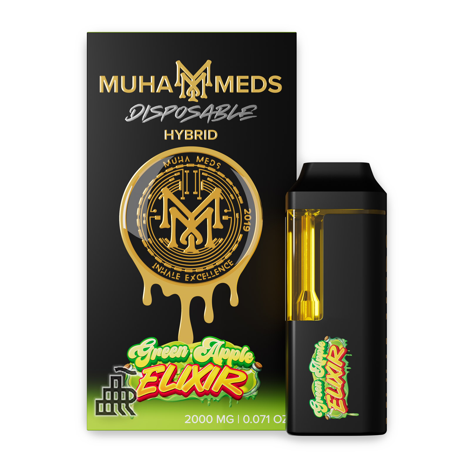 Photograph of product: Green Apple Elixir | Disposable