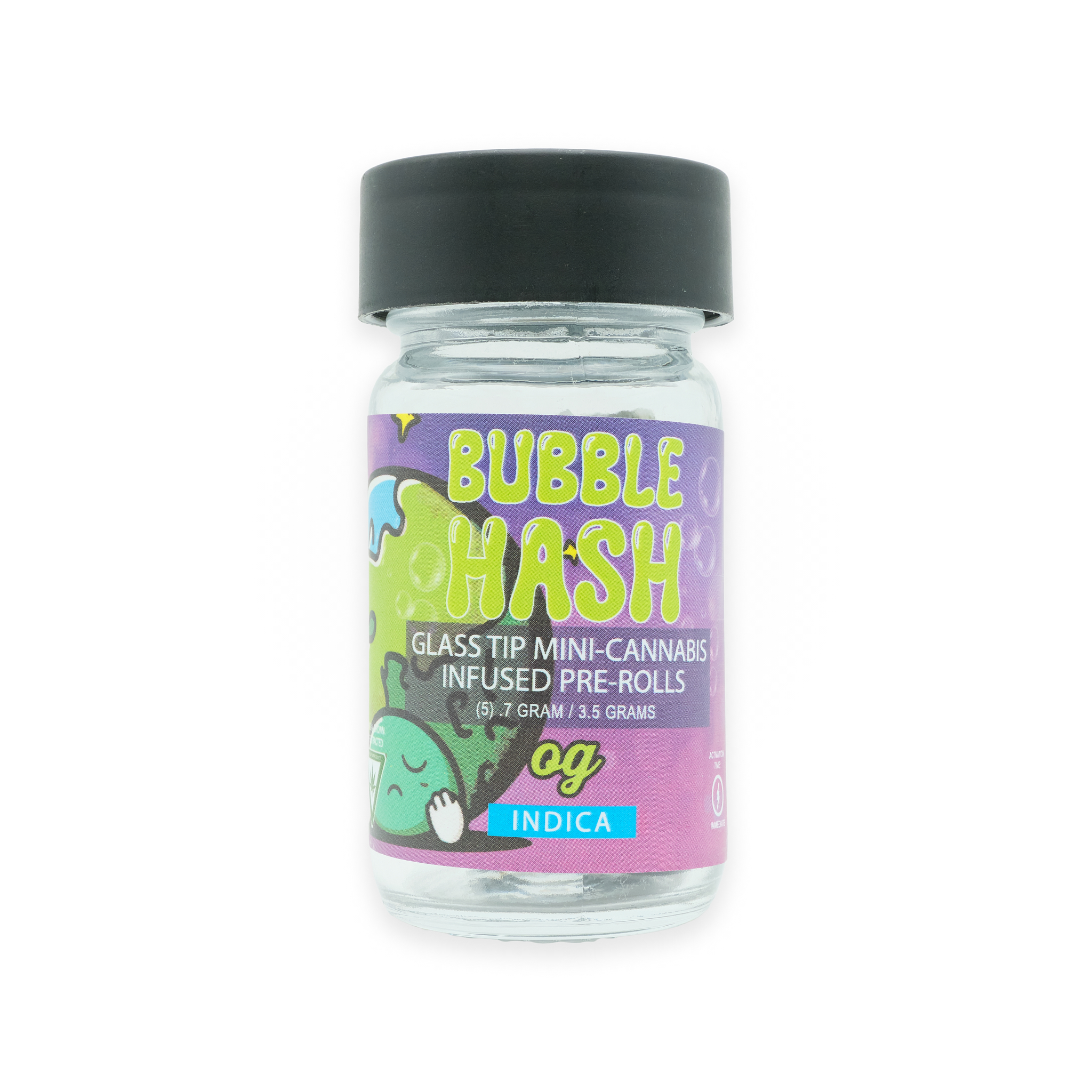 Photograph of product: OG | 5PK .7G Bubble au chocolat Infused Prerolls