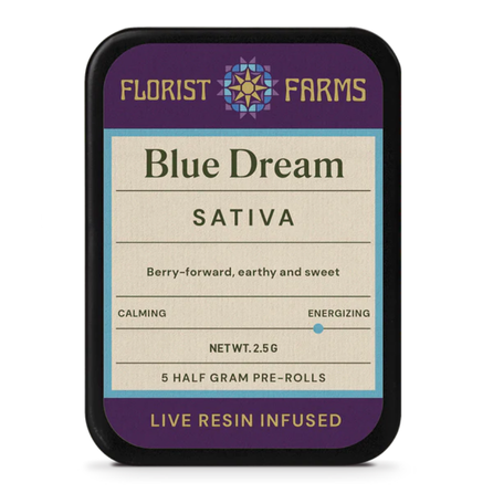 Photograph of product: Blue Dream | 2.5g 5pk Preroll