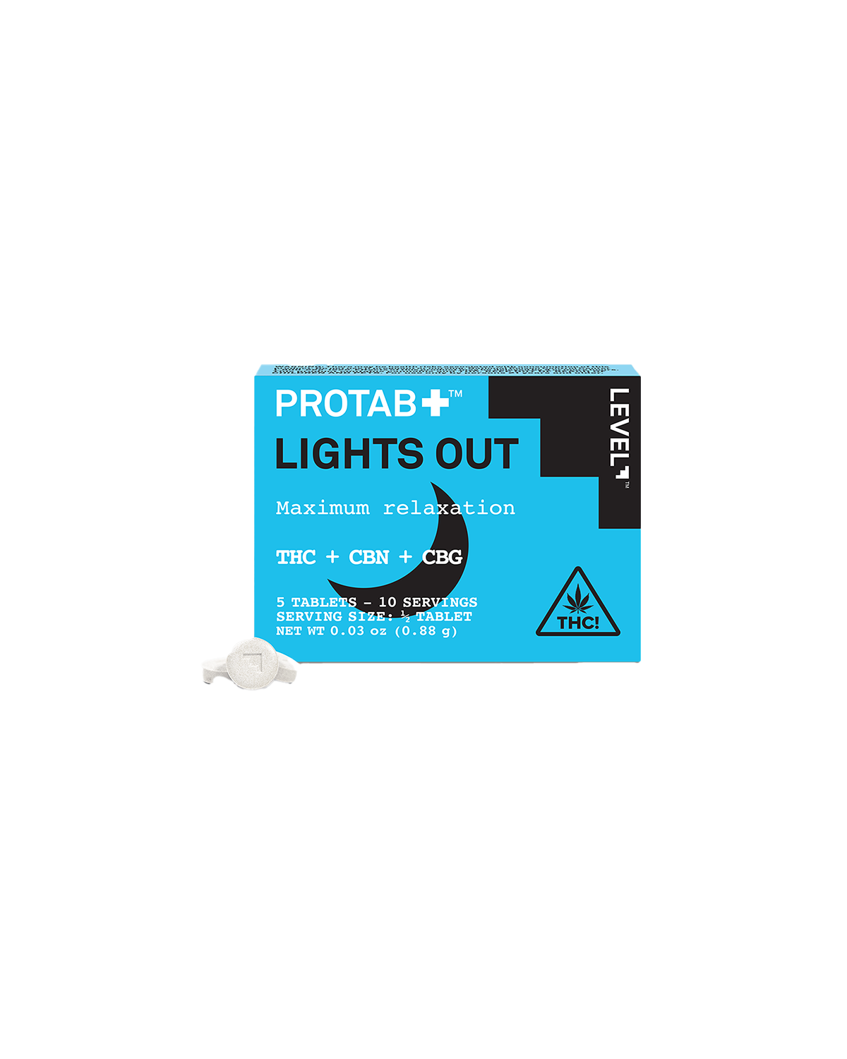 Photograph of product: LIGHTS OUT Protab+ | 5-Pack