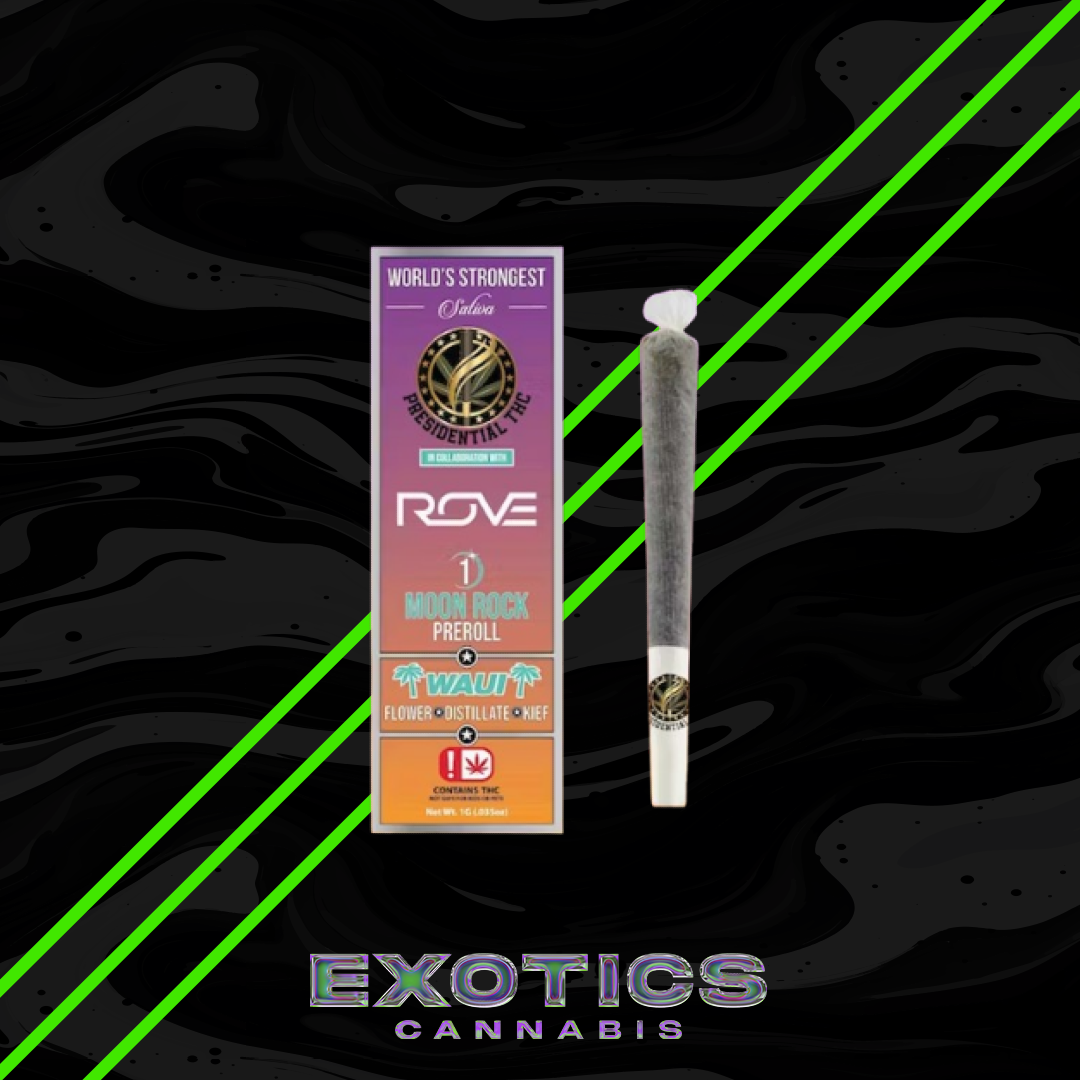 Photograph of product: Presidential - Waui Moon Rock Infused Pre-roll (2/$20)