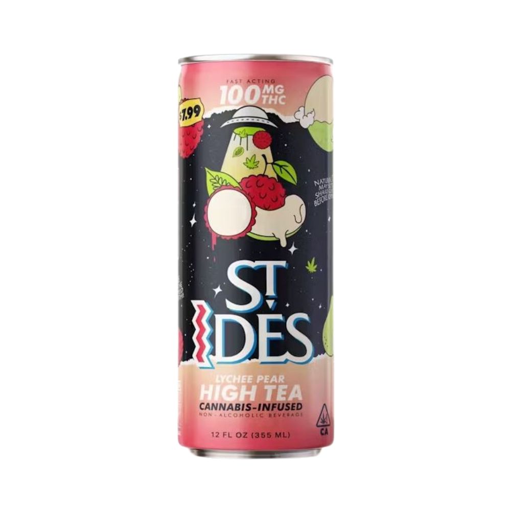 Photograph of product: LYCHEE PEAR TEA 12OZ 100MG