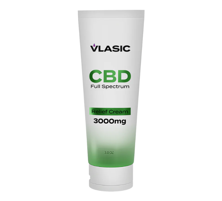 Photograph of Product: Vlasic Labs | CBD Full Spectrum | 3000mg Relief Cream | 3oz