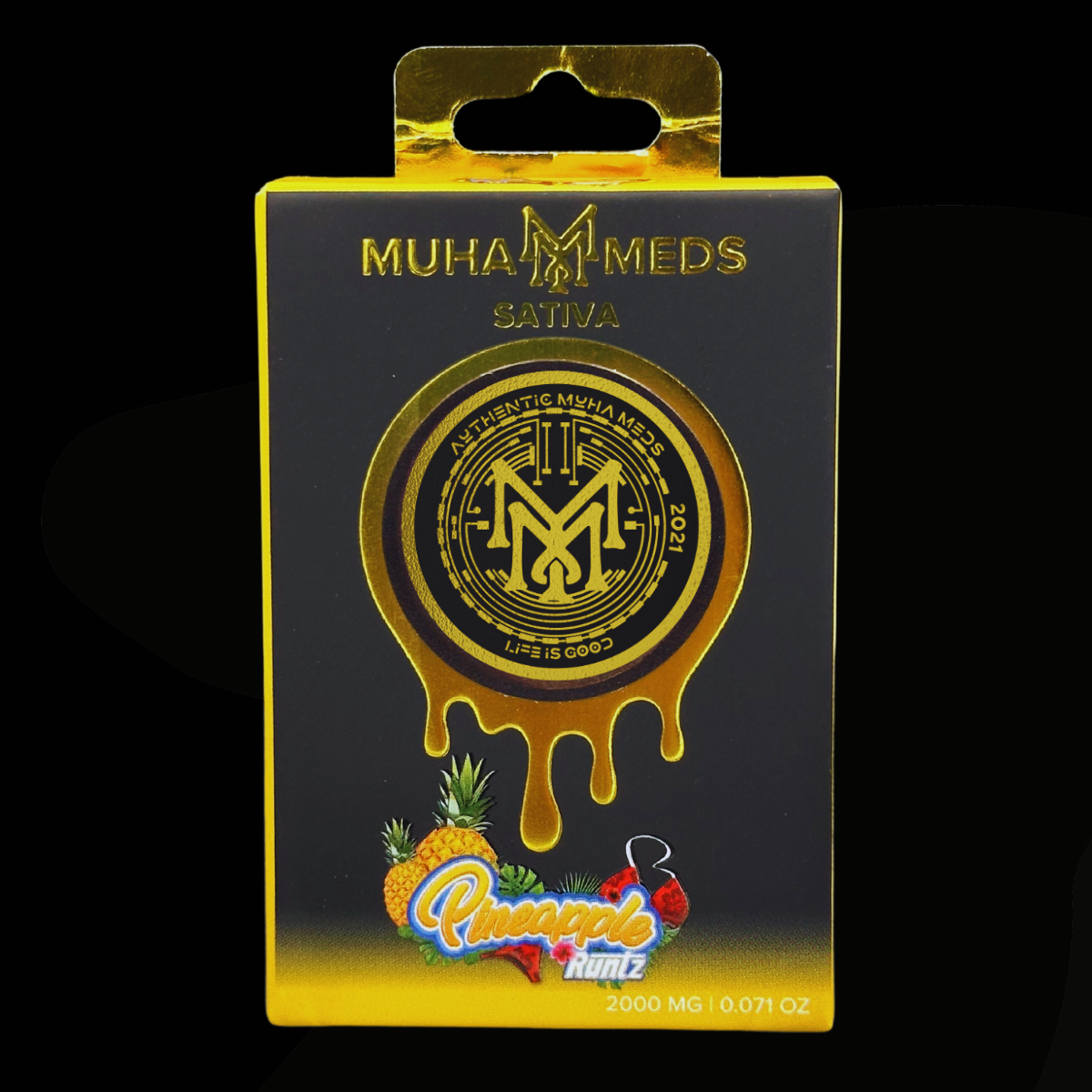 Photograph of product: Muha Meds 2g Cartridge | Pineapple Runtz - Oui'd