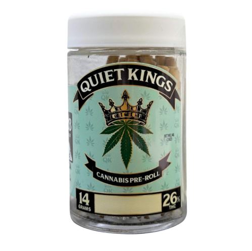 Photograph of product: Quiet Kings 28pk Prerolls 14g Golden Lemons