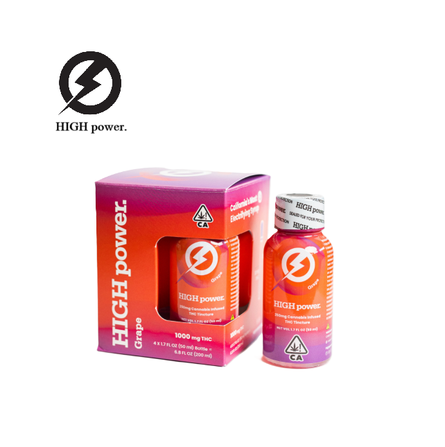 Photograph of product: GRAPE 1000MG 4 PACK TINCTURE