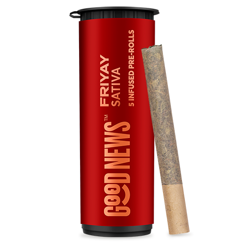 Photograph of product: GOOD NEWS Joint 2.5g Infused: Friyay 5pk