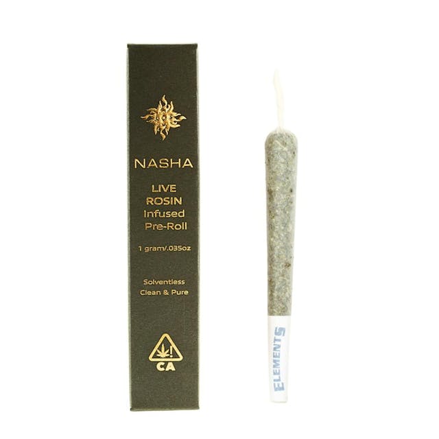 Photograph of product: Papaya Punch x Moroccan Peaches | Rosin Infused Pre-Roll - 1g - 