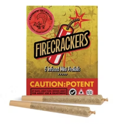 Photograph of product: Raspberry SWOG Infused Pre-Rolls (5 x 0.7g)