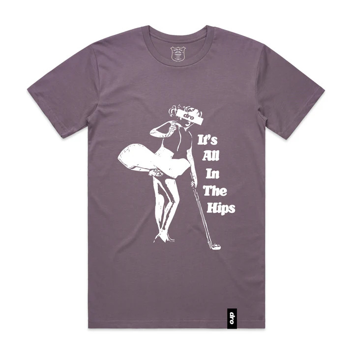 Photograph of product: DRO - All in the Hips - Tee - MAUVE - SM