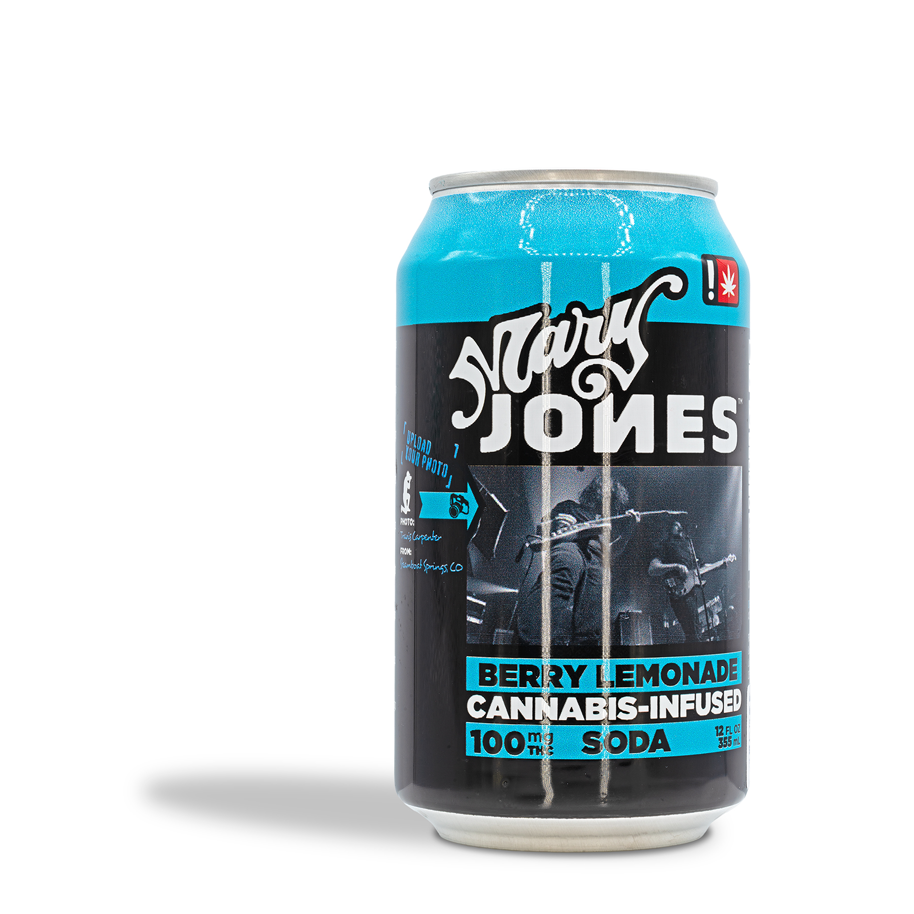 Photograph of product: Jones Soda - Berry Lemonade 100mg Soda - 12oz