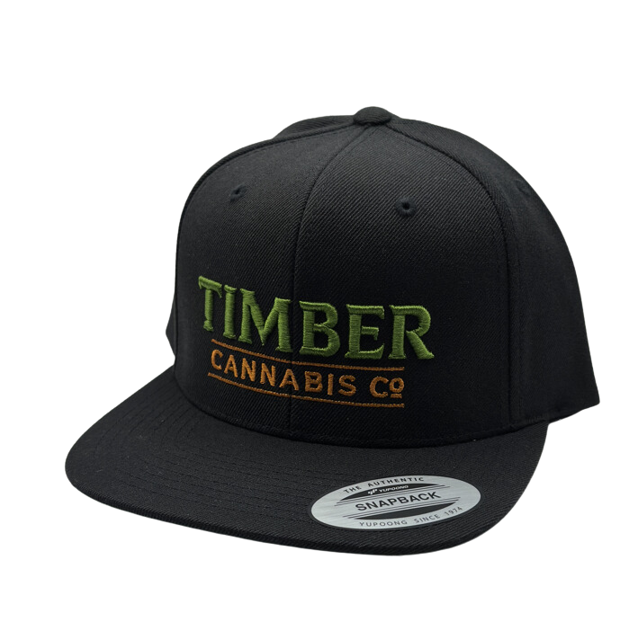 Photograph of product: Timber Snapback Hat - Black