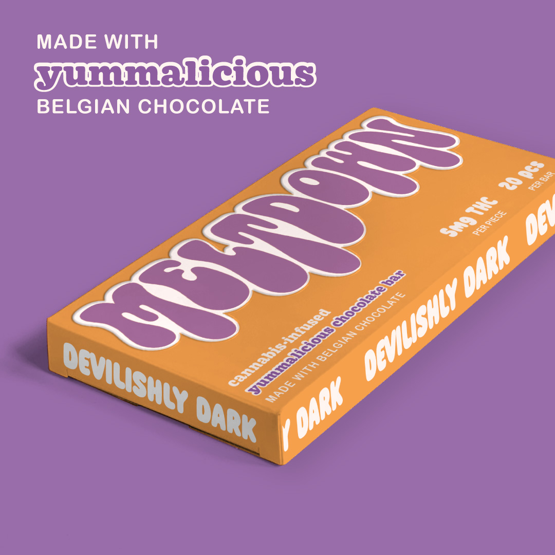 Photograph of product: Meltdown - Dark Chocolate Bar 100mg