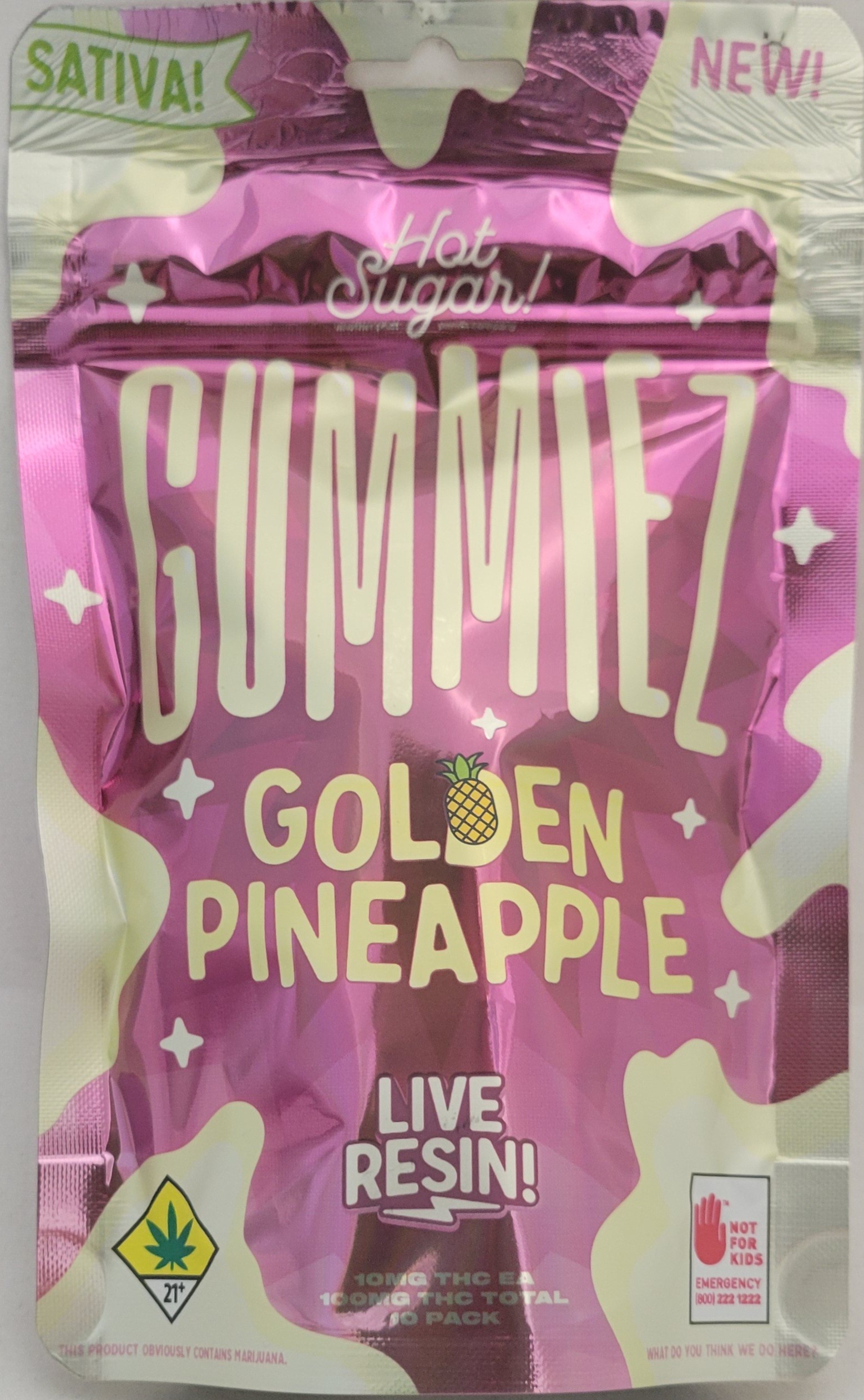 Photograph of product: Golden Pineapple *Live Resin* | 10 Pack