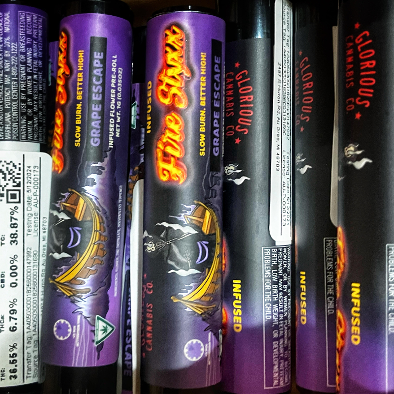 Photograph of product: GRAPE ESCAPE | 1G FIRE STYXX