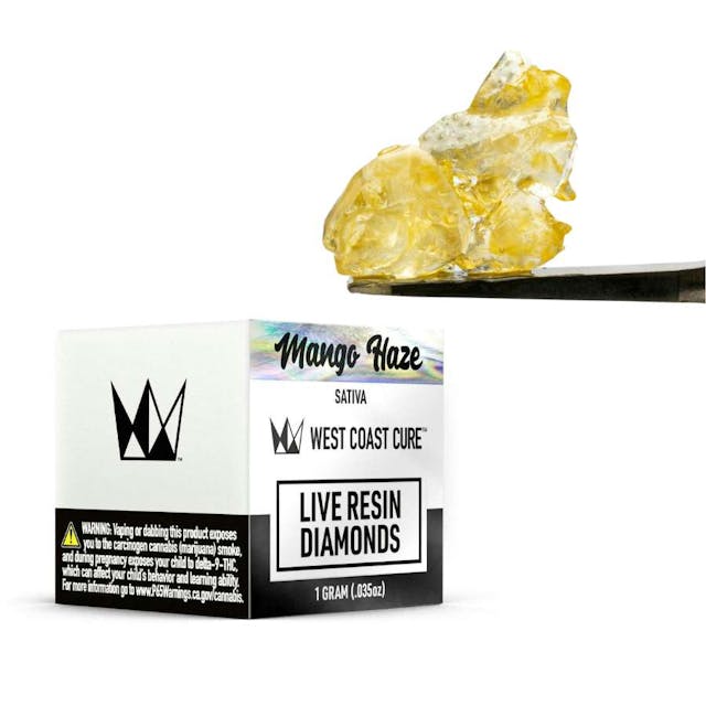 Photograph of product: Mango Haze - 1g Live Resin Diamonds - 