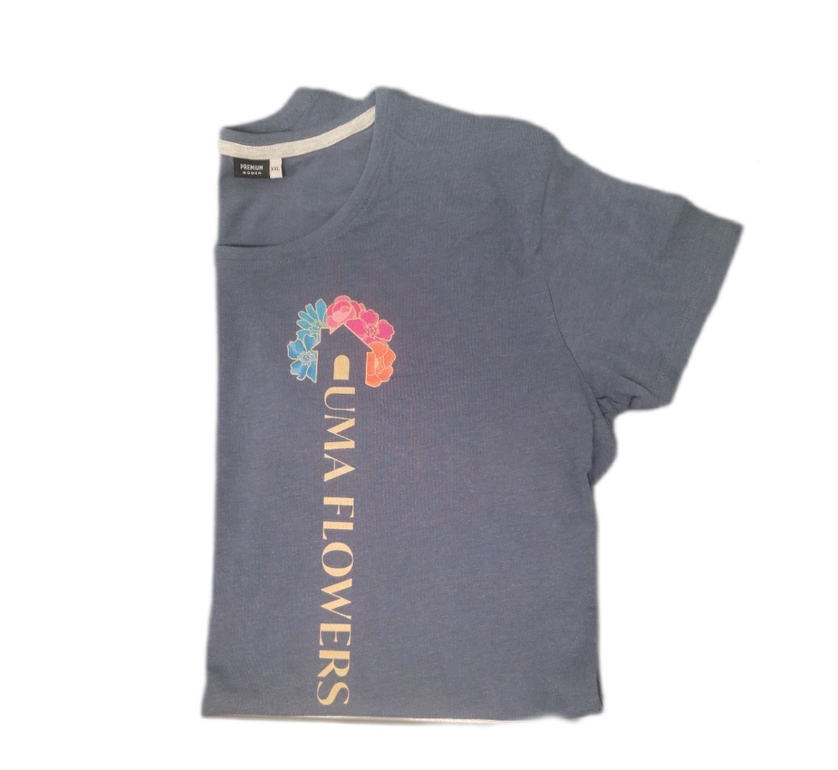 Photograph of product: Uma Flowers Short Sleeve T-Shirt